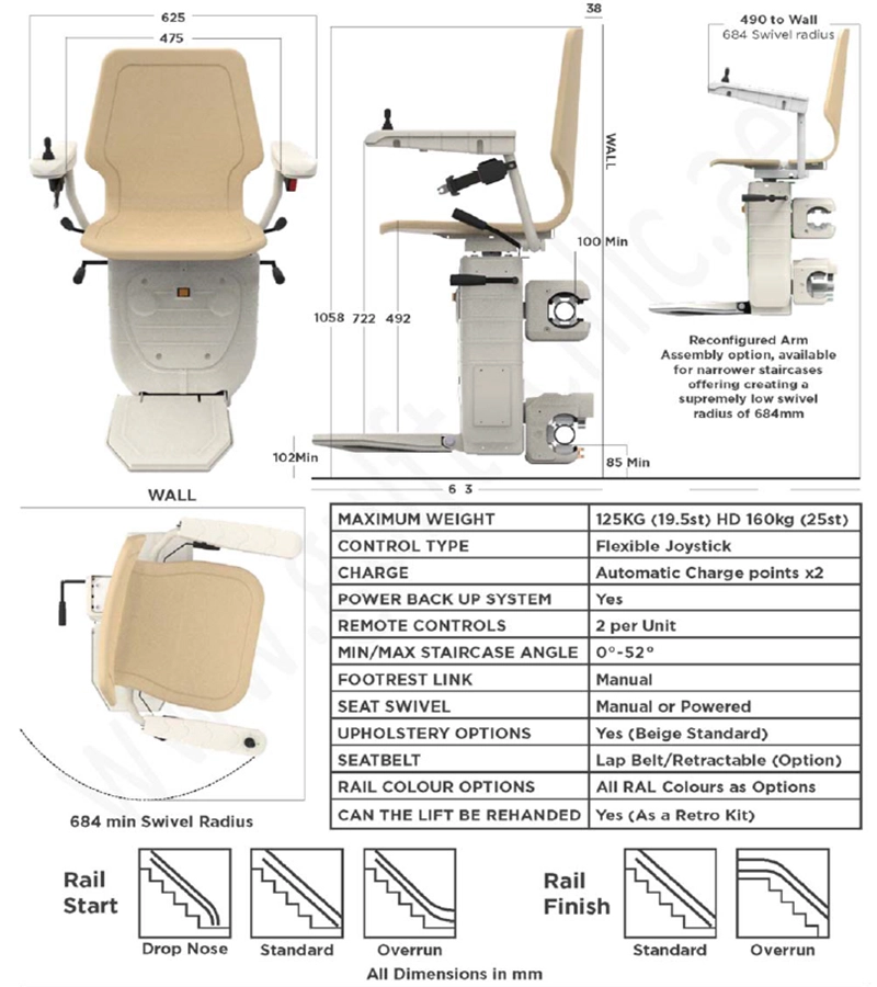 Stair Lift Technical Specification