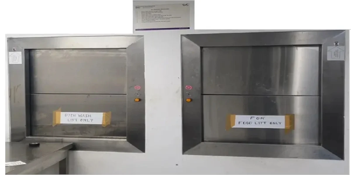 Stainless steel dumbwaiter lift with durable design in UAE