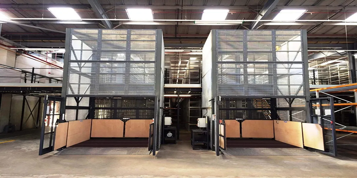 Industrial lift platform for warehouse