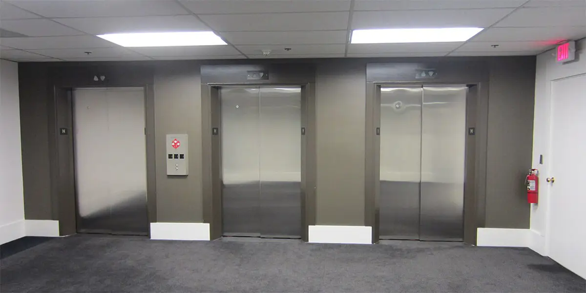 Home elevator installed in multi-story residential building in UAE