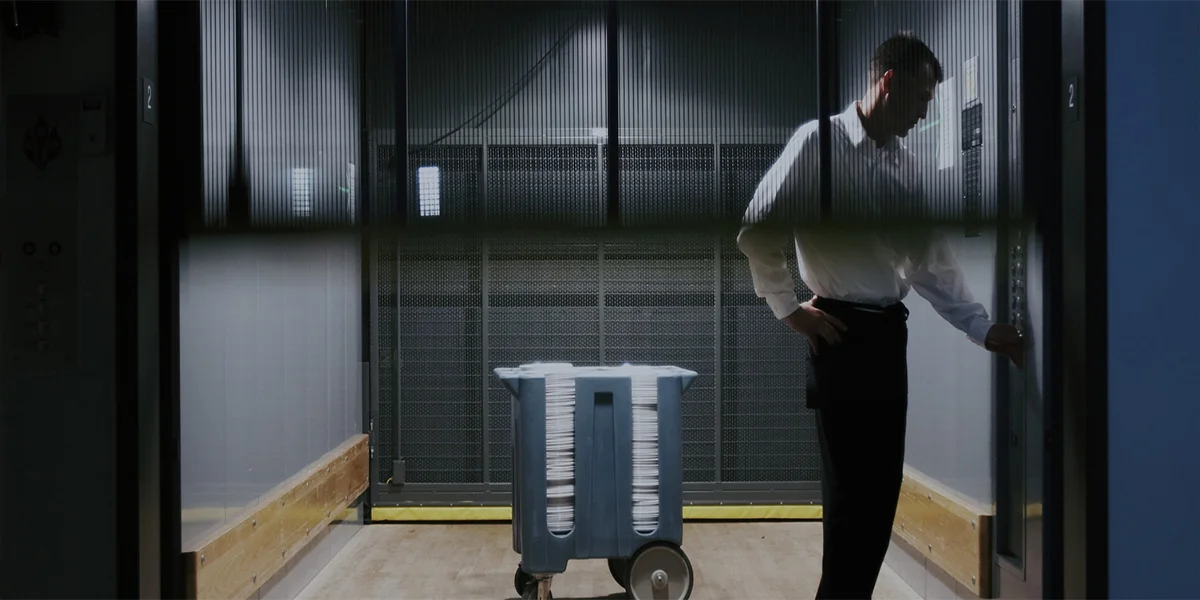 Cargo elevator installed in warehouse Dubai UAE